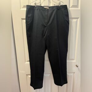 L.L. Bean Black Straight Favorite Fit Slacks